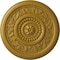 Ekena Millwork Marseille Ceiling Medallion (Fits Canopies up to 4 1/4"), 16 1/8"OD x 5/8"P, Pharaohs Gold CM16MAPGS - alternate 1